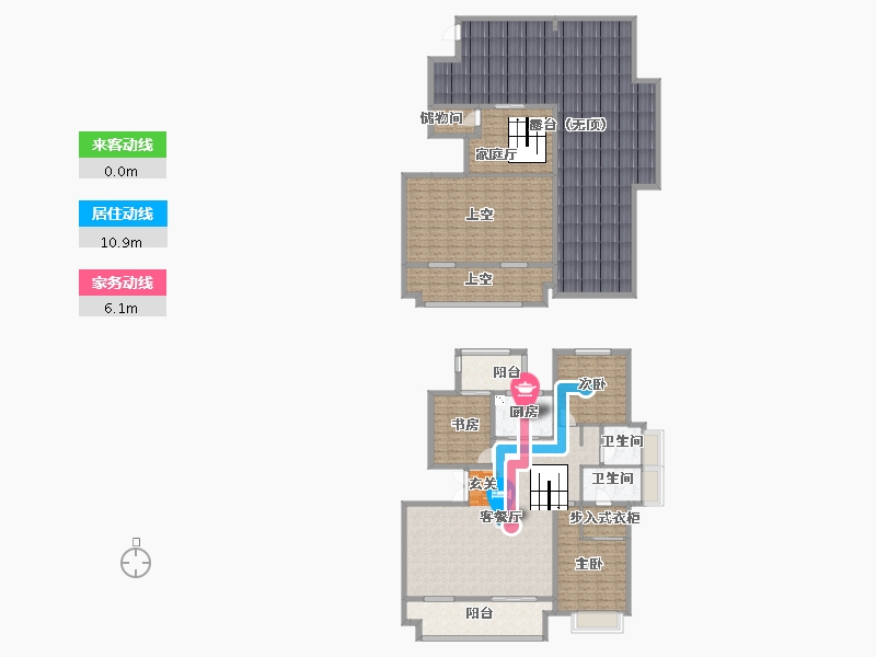 山东省-临沂市-泰鲁禧�h-265.32-户型库-动静线