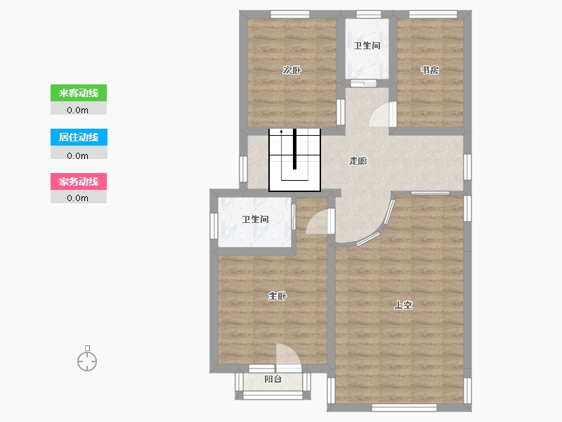 河北省-廊坊市-国瑞公馆-76.23-户型库-动静线