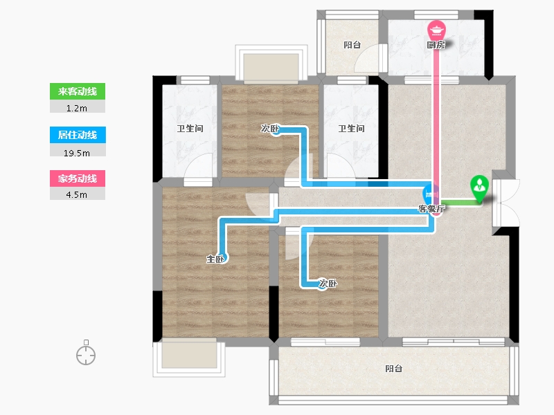 四川省-眉山市-观天府-78.36-户型库-动静线