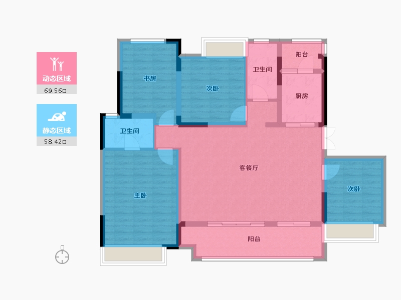 四川省-成都市-领地天府�m台-115.09-户型库-动静分区