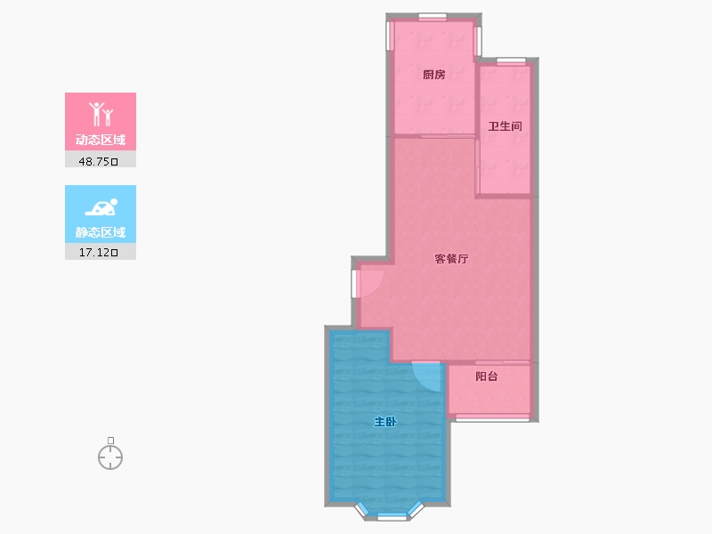 上海-上海市-和馨苑-60.00-户型库-动静分区