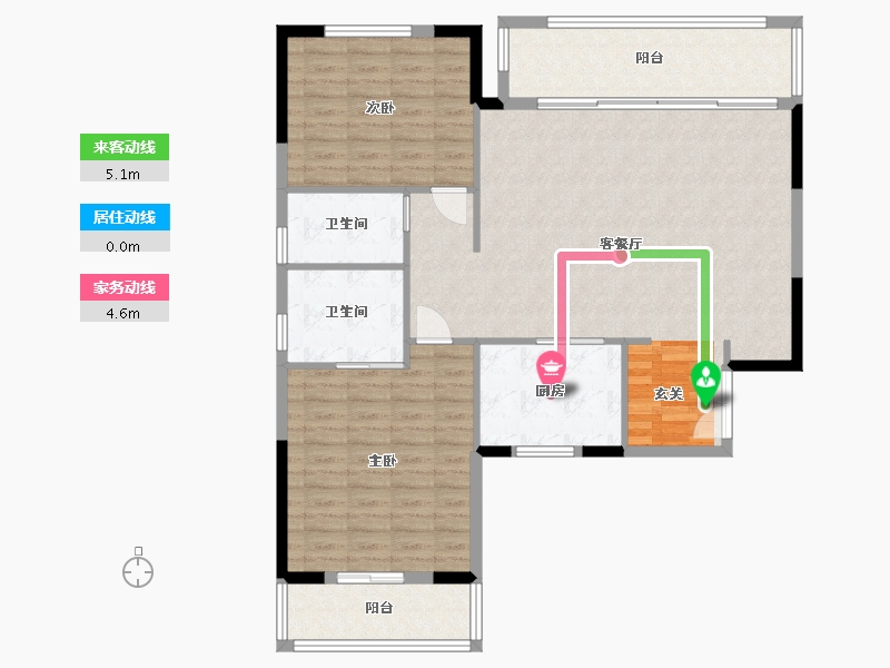 广西壮族自治区-南宁市-嘉和城芳华里-112.53-户型库-动静线