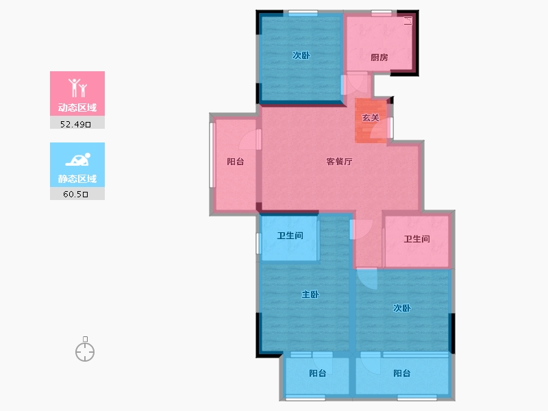 山东省-青岛市-广润熙悦-100.00-户型库-动静分区