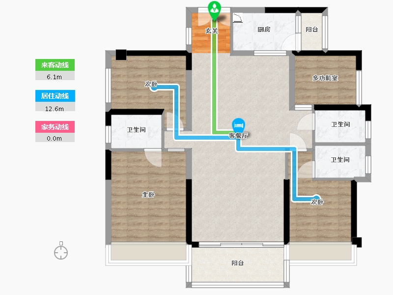 广东省-佛山市-碧桂园翡翠山（佛山・三水新城）-110.46-户型库-动静线