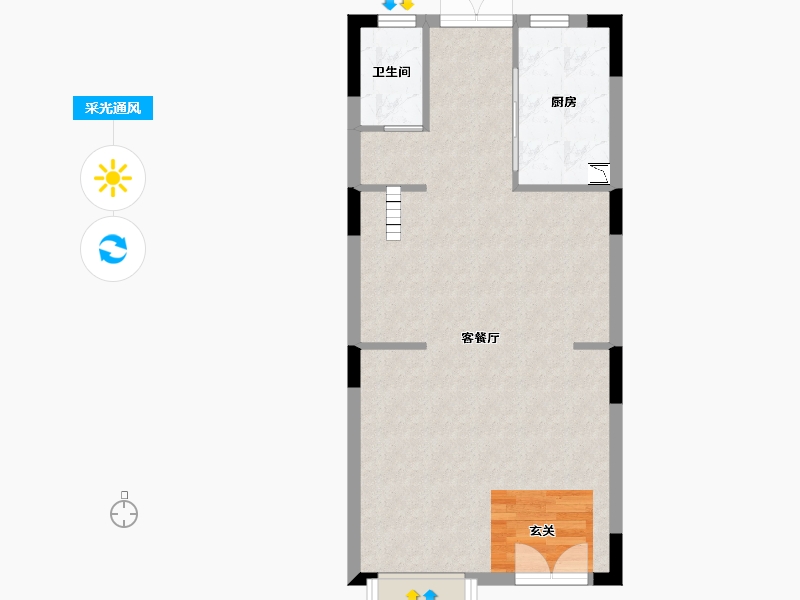 广东省-东莞市-凤岗四季花城-57.50-户型库-采光通风