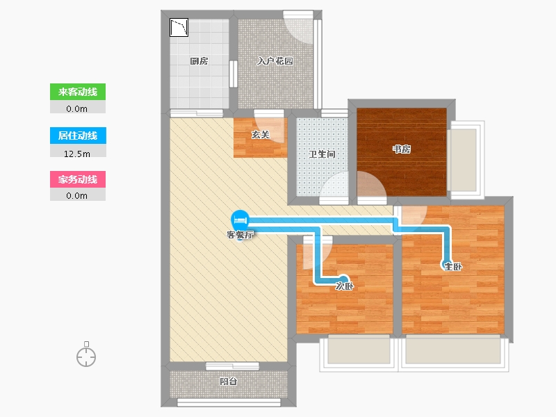 广东省-广州市-亚运城5号-68.86-户型库-动静线