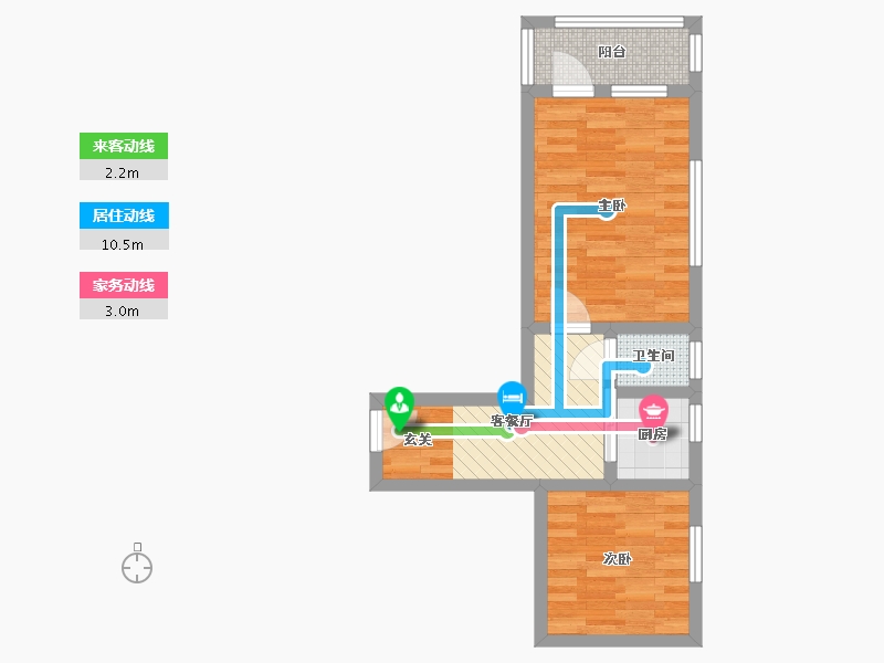 江苏省-南京市-回龙桥15号-41.92-户型库-动静线