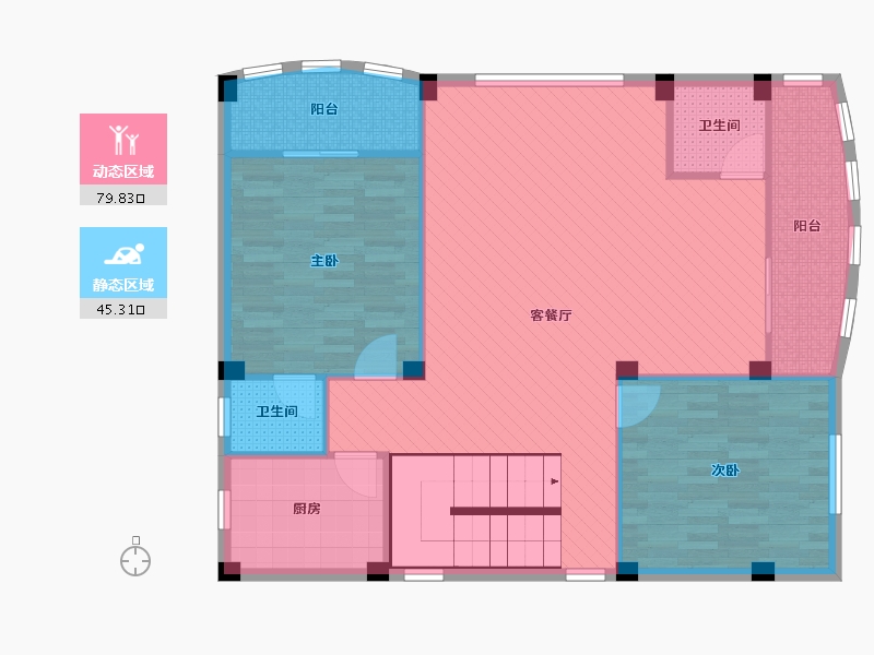 广东省-东莞市-东莞市洪梅镇-115.80-户型库-动静分区