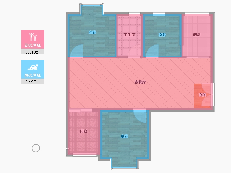 山东省-烟台市-万和城-73.94-户型库-动静分区