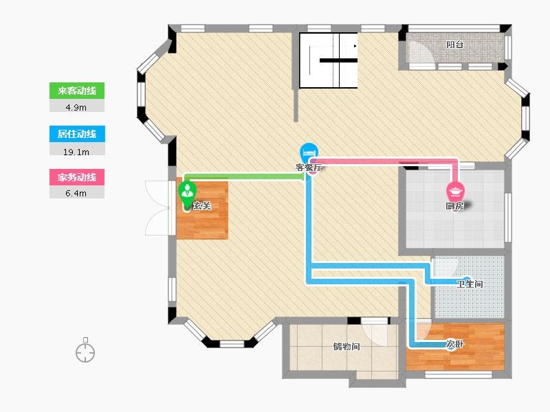 辽宁省-沈阳市-兴城-112.01-户型库-动静线