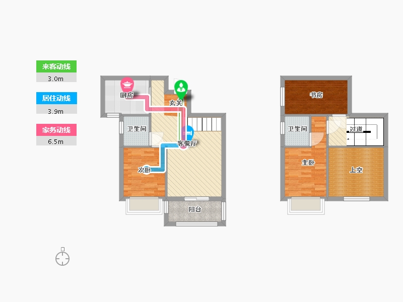 福建省-福州市-时代广场-81.13-户型库-动静线