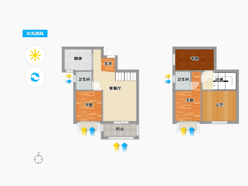 福建省-福州市-时代广场-81.13-户型库-采光通风