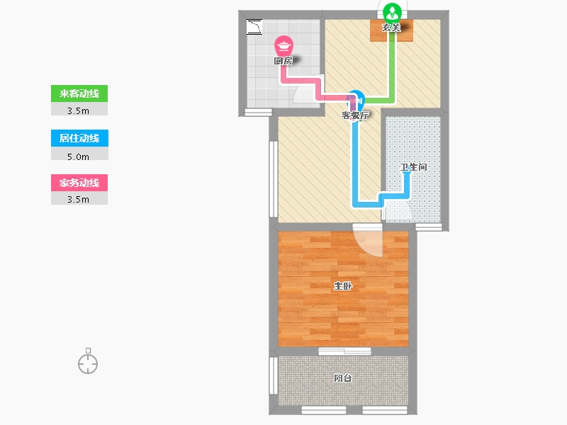 江苏省-连云港市-香江丽景-47.00-户型库-动静线