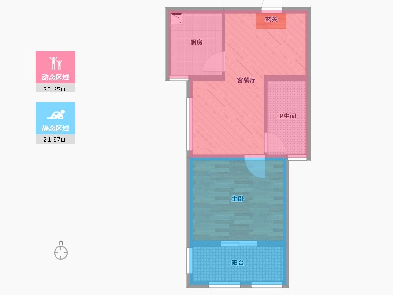 江苏省-连云港市-香江丽景-47.00-户型库-动静分区