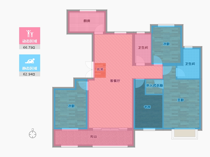 河北省-石家庄市-百合-114.08-户型库-动静分区