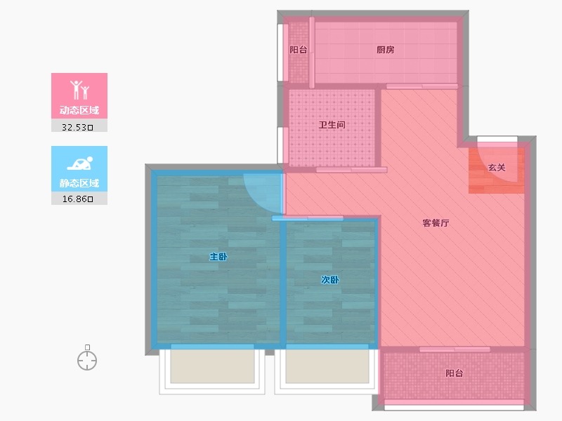 广东省-深圳市-丽港湾-43.08-户型库-动静分区