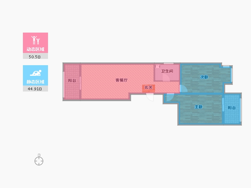 山西省-阳泉市-安康三期-84.00-户型库-动静分区