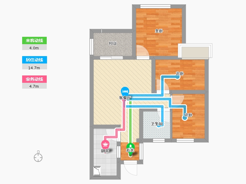 福建省-福州市-马尾正荣财富中心-55.35-户型库-动静线