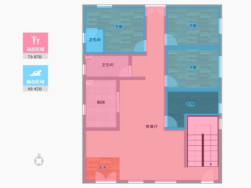 广东省-梅州市-五华县棉洋镇正上-112.99-户型库-动静分区