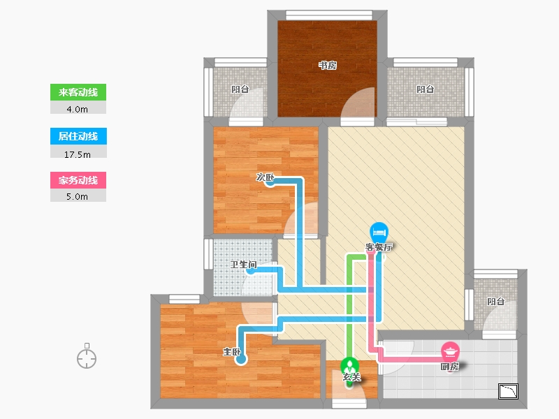 四川省-达州市-泰诚十里水街-58.49-户型库-动静线