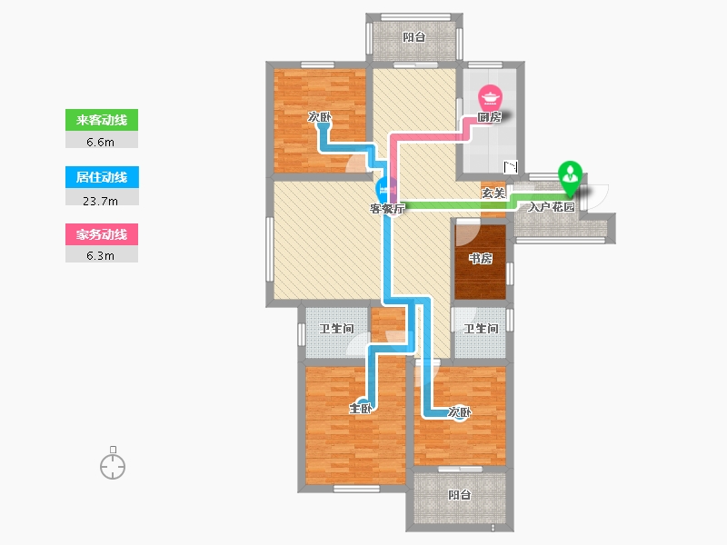 江西省-上饶市-金福家园-113.90-户型库-动静线