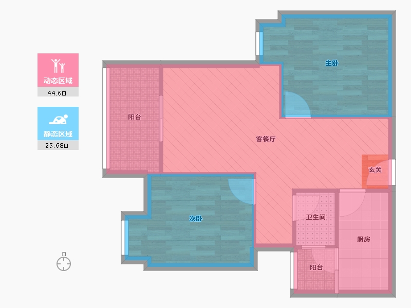 四川省-成都市-川网国际-62.57-户型库-动静分区