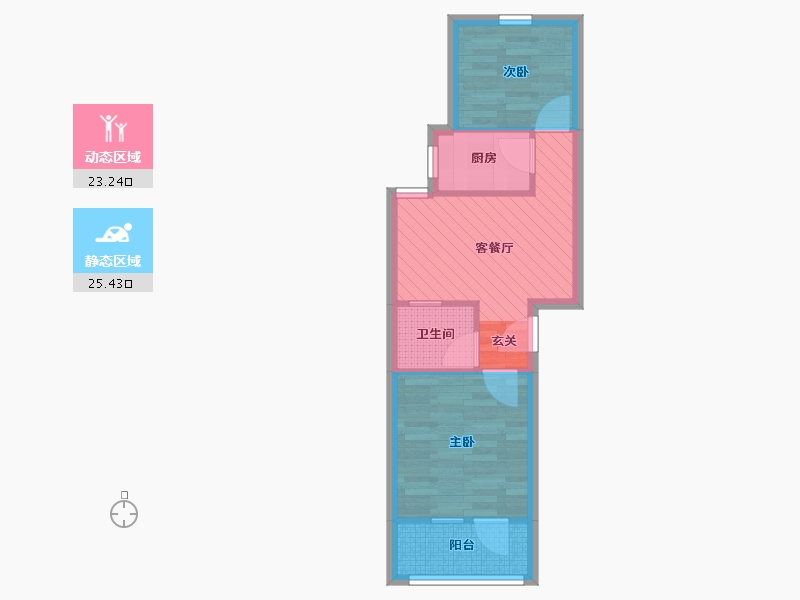 北京-北京市-滨河西里南区-42.42-户型库-动静分区