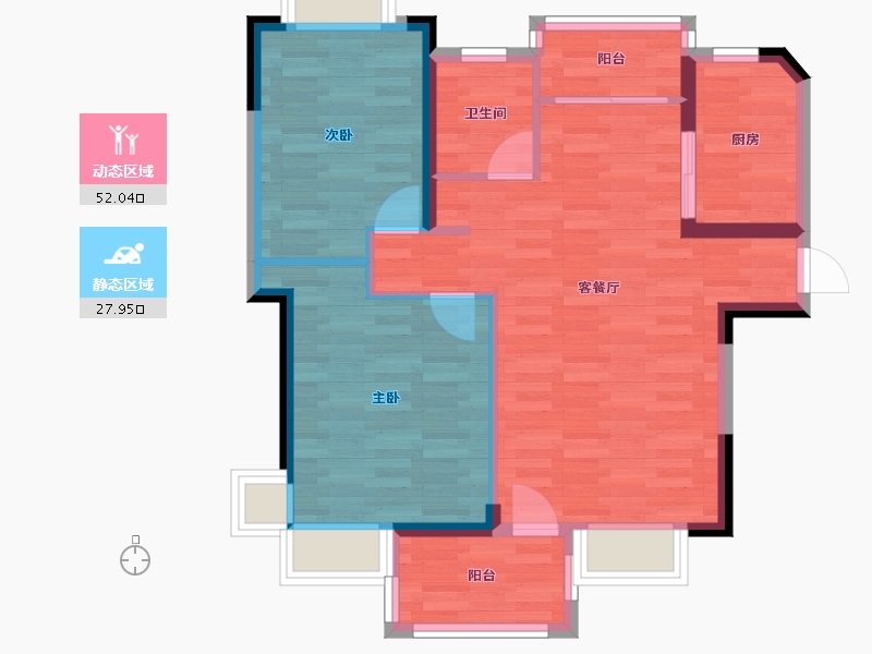 江西省-南昌市-南昌居住主题公园-71.77-户型库-动静分区