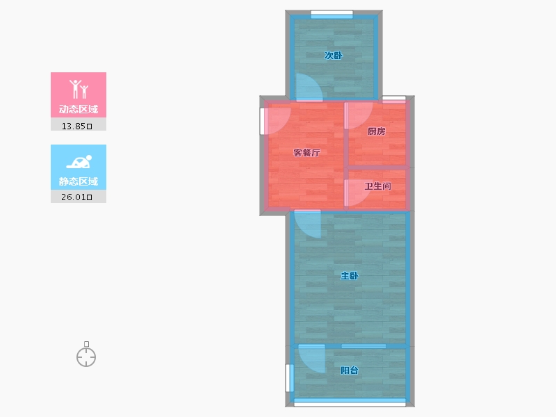 浙江省-杭州市-遥祥寺巷-35.23-户型库-动静分区