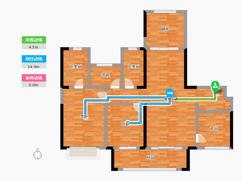 江苏省-常州市-华润国际社区-120.01-户型库-动静线