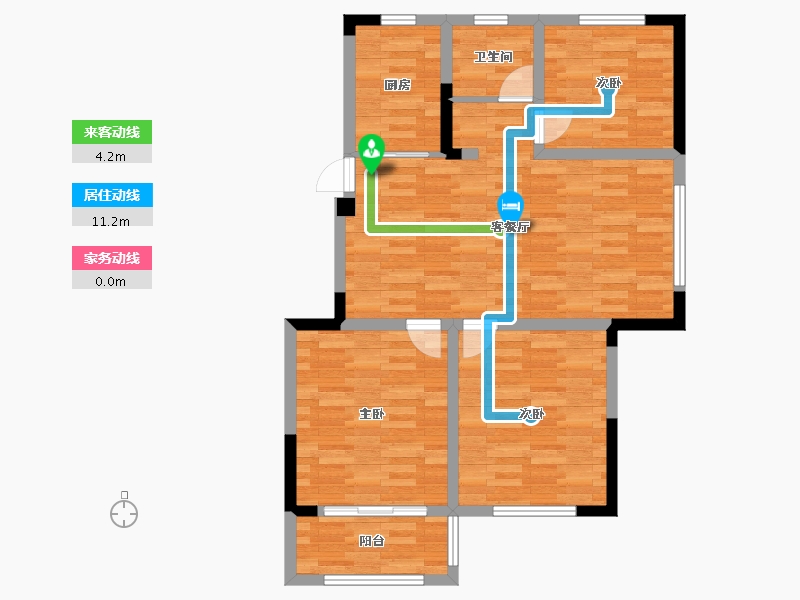 江苏省-盐城市-盛泽佳园-81.42-户型库-动静线