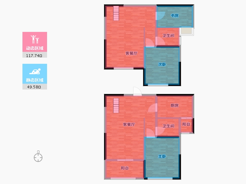 山东省-枣庄市-瑞嘉容园-151.00-户型库-动静分区