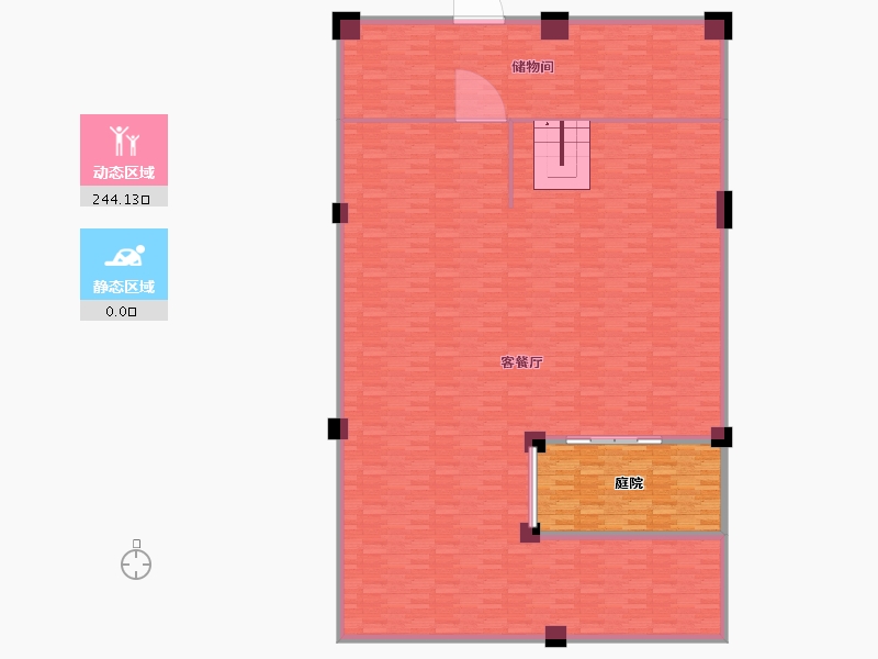 浙江省-湖州市-新南浔孔雀城-250.01-户型库-动静分区