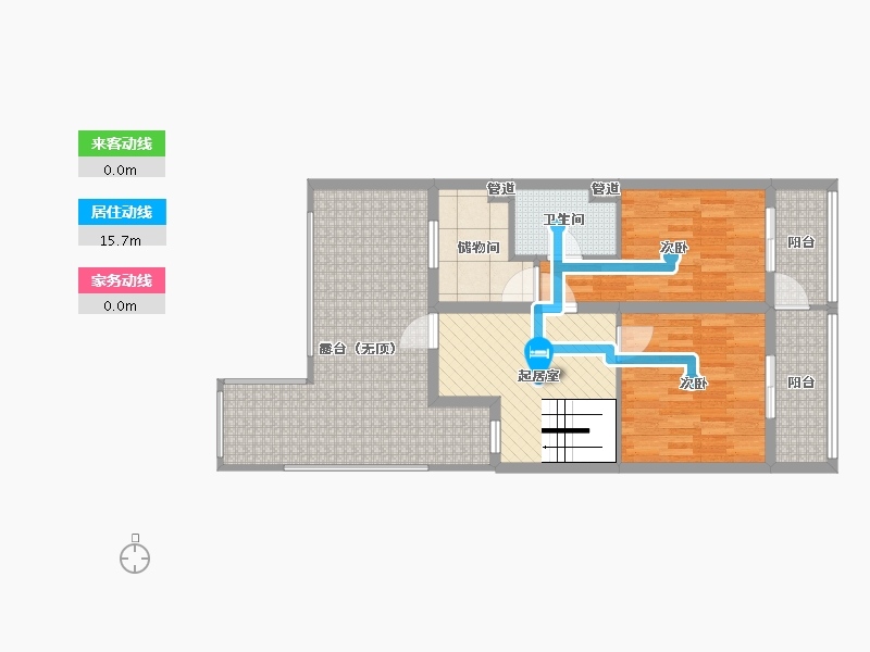 河北省-廊坊市-上上城三季小区-80.92-户型库-动静线