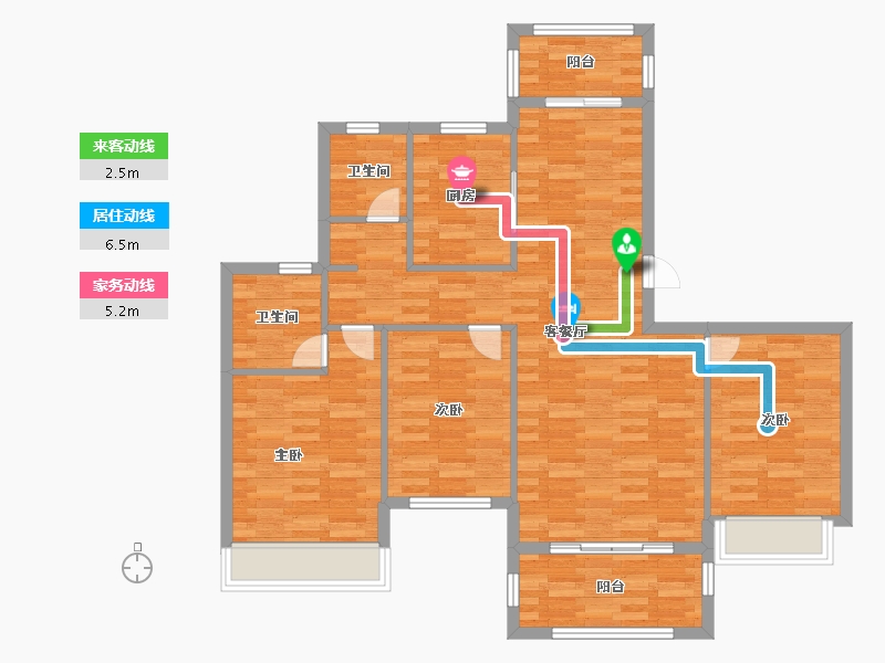 湖南省-衡阳市-衡山盛豪状元府-102.00-户型库-动静线