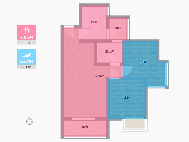 四川省-成都市-胜天人居-51.15-户型库-动静分区