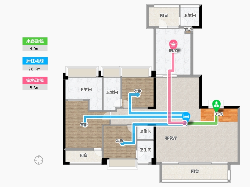 广东省-深圳市-大悦城天玺壹号-159.53-户型库-动静线