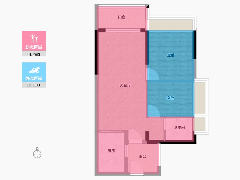 广东省-广州市-富力悦禧城-56.06-户型库-动静分区