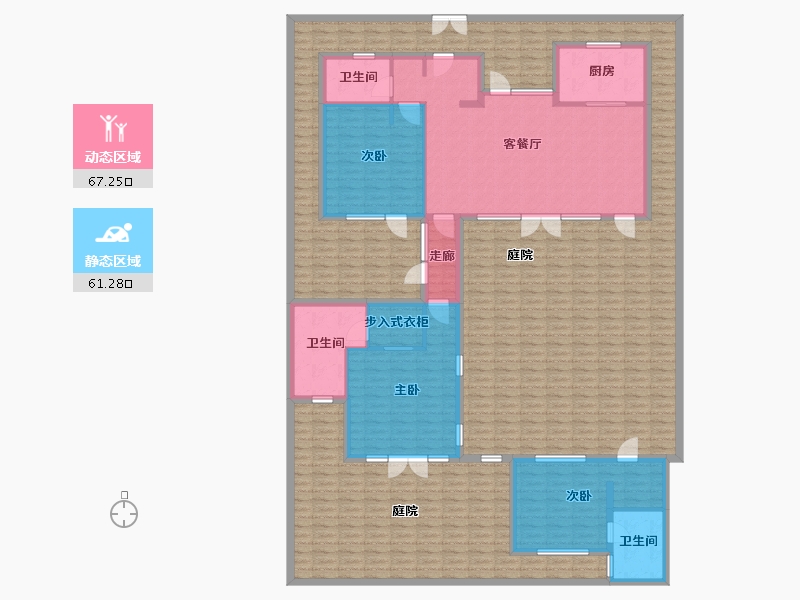 浙江省-湖州市-安吉天使小镇砚溪湖-273.79-户型库-动静分区