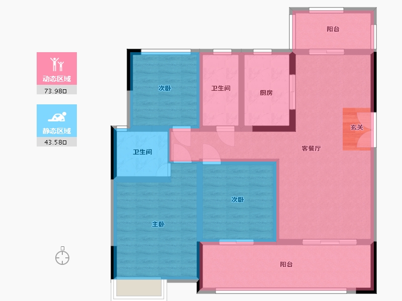 四川省-成都市-天府金融港-104.66-户型库-动静分区