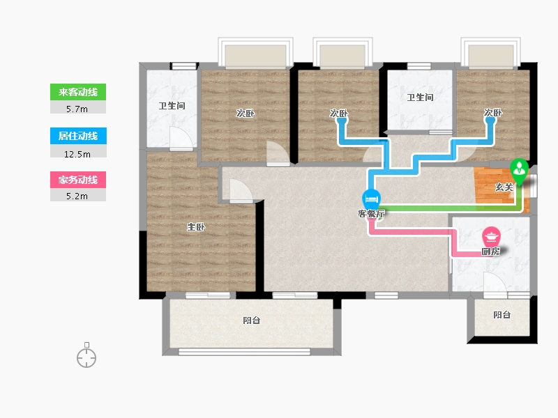 四川省-成都市-恒大牧云天峰-103.81-户型库-动静线