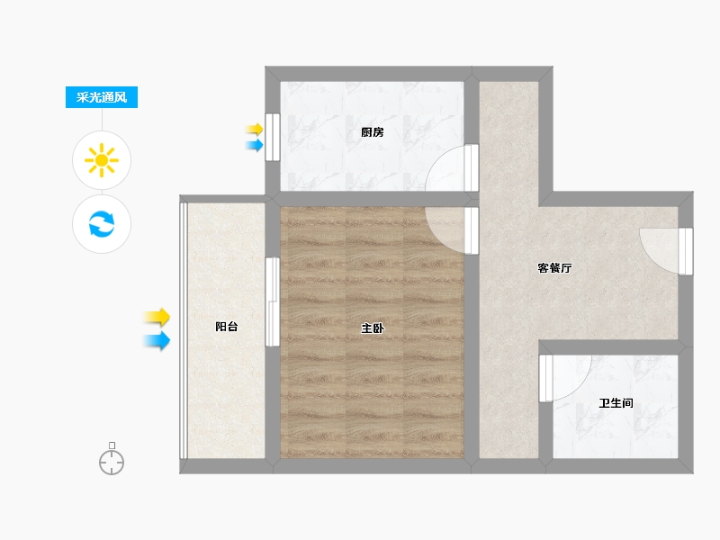 甘肃省-兰州市-福门-41.30-户型库-采光通风