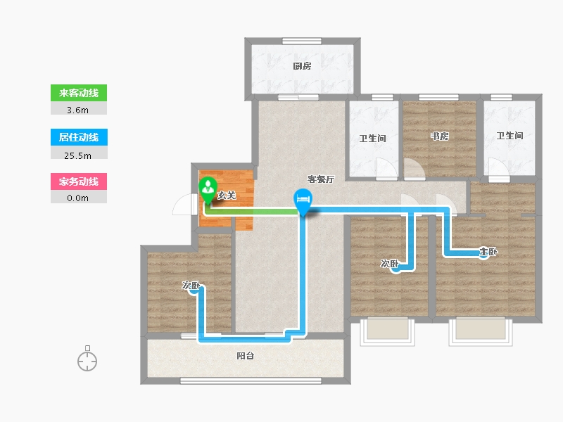 浙江省-宁波市-金地华著-112.01-户型库-动静线