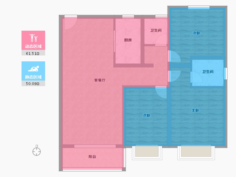 河南省-濮阳市-中房越秀城-99.99-户型库-动静分区