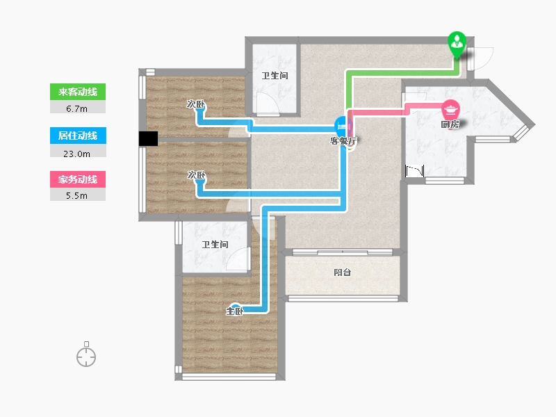 广东省-深圳市-海印长城-88.03-户型库-动静线