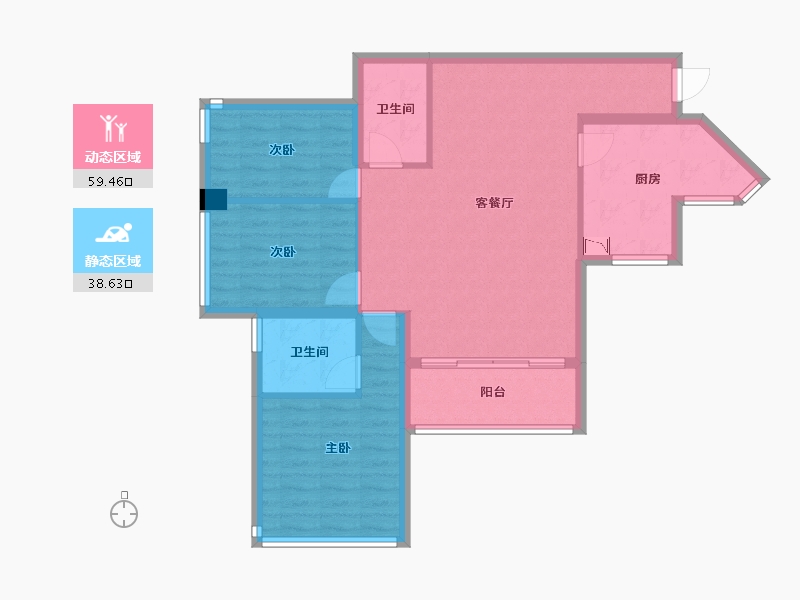 广东省-深圳市-海印长城-88.03-户型库-动静分区