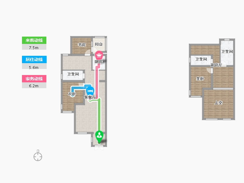 河北省-廊坊市-路劲国际城-129.85-户型库-动静线