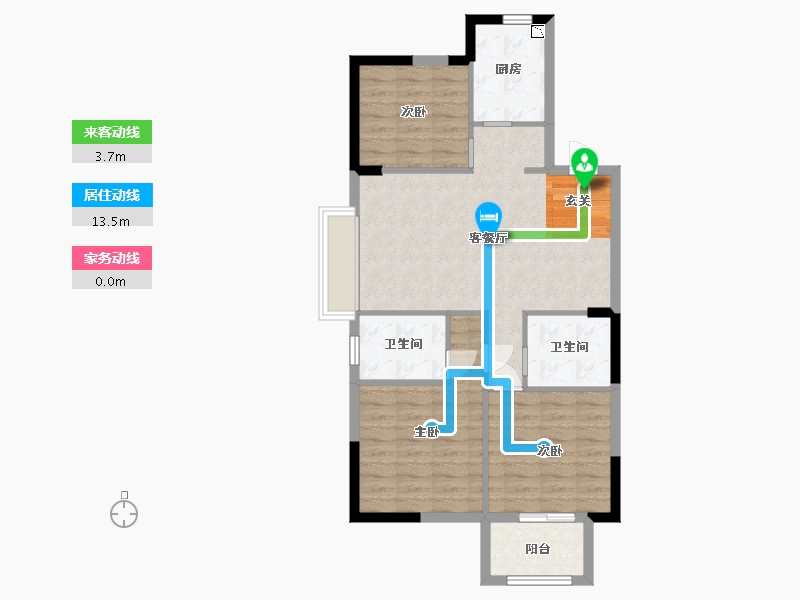 福建省-福州市-宏发御榕府-77.85-户型库-动静线