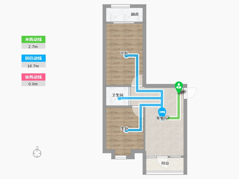 河北省-石家庄市-龙泉花园西区-42.02-户型库-动静线