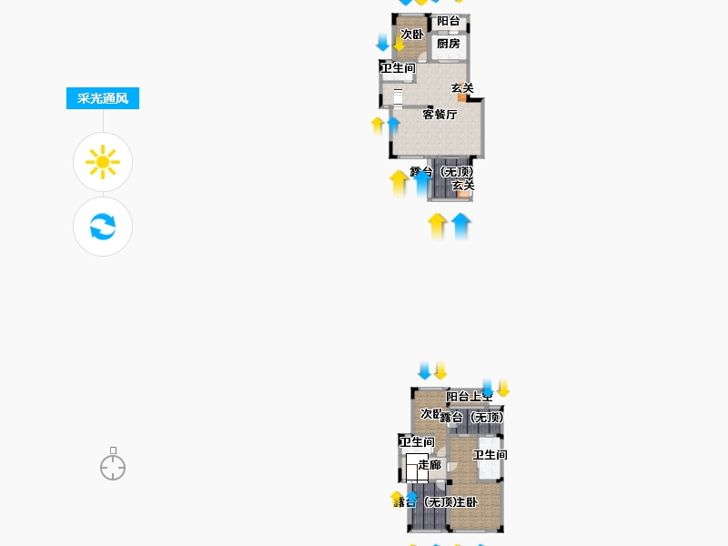 四川省-成都市-保利狮子湖红杉郡-171.72-户型库-采光通风